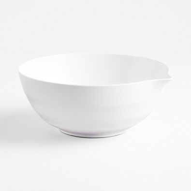 View Sia Medium White Melamine Mixing Bowl details