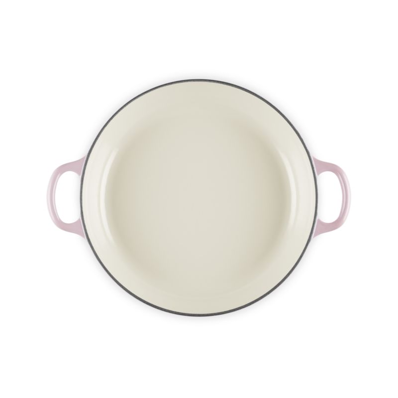 Le Creuset ® Signature 2.25-Qt. Chiffon Pink Enameled Cast Iron Petal Brasier - image 3 of 6
