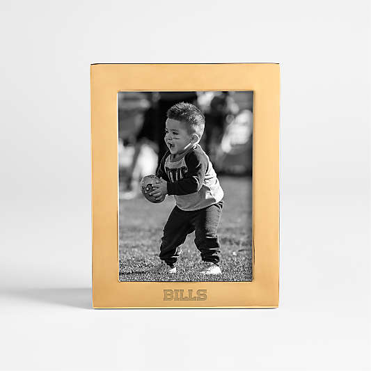 NFL Buffalo Bills Signature Brass 5x7 Tabletop Picture Frame