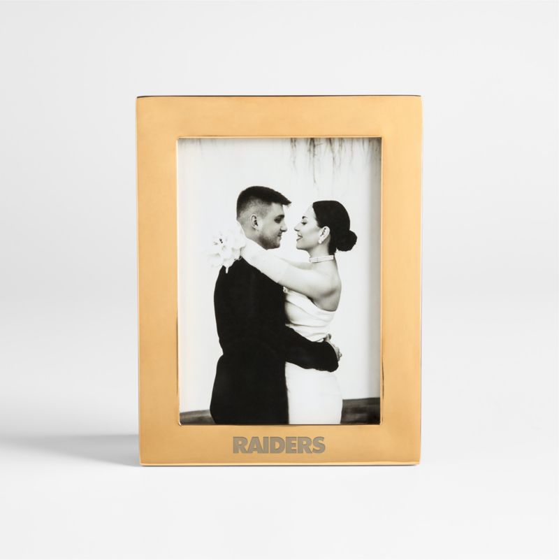 NFL New England Patriots Signature Brass 5x7 Tabletop Picture Frame - image 1 of 2