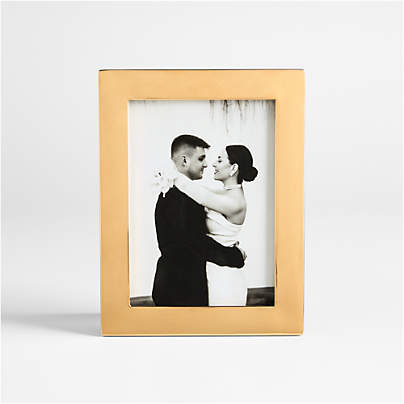 Signature Brass 5x7 Picture Frame