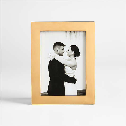 Signature Brass 5x7 Picture Frame