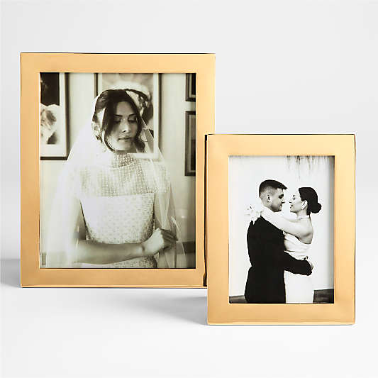Signature Brass 5x7 Picture Frame