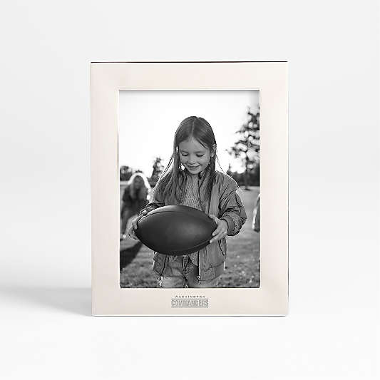 NFL Washington Commanders Signature Silver 5x7 Tabletop Picture Frame