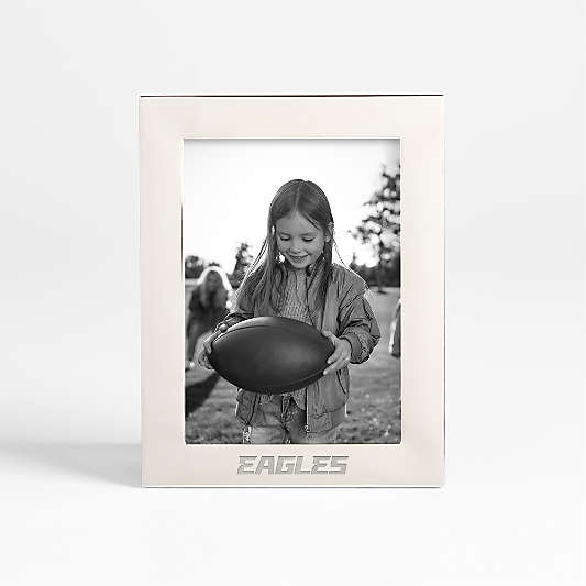 NFL Philadelphia Eagles Signature Silver 5x7 Tabletop Picture Frame