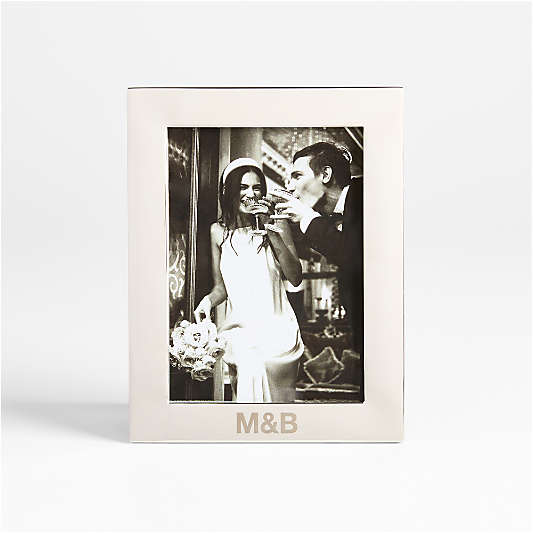 Signature Silver 5x7 Picture Frame