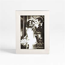 Signature Silver 5x7 Picture Frame | Crate & Barrel