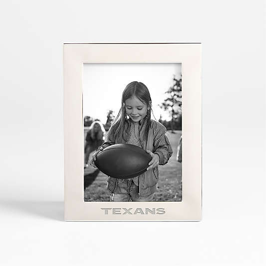 NFL Houston Texans Signature Silver 5x7 Tabletop Picture Frame