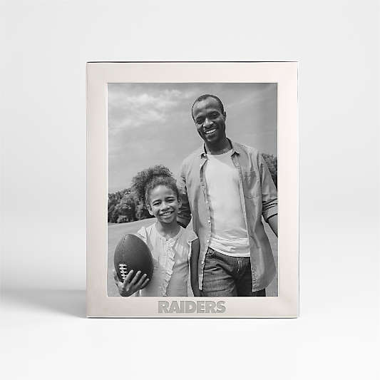 NFL Las Vegas Raiders Signature Silver 8x10 Tabletop Picture Frame