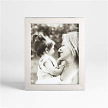 Signature Silver 8x10 Picture Frame | Crate & Barrel