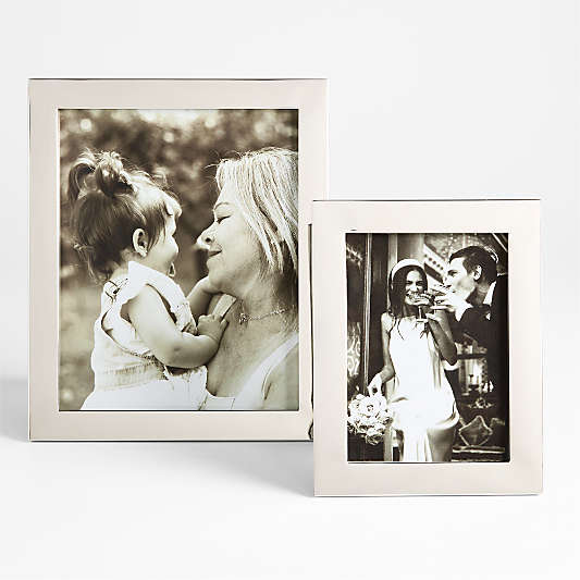 Signature Silver 5x7 Picture Frame
