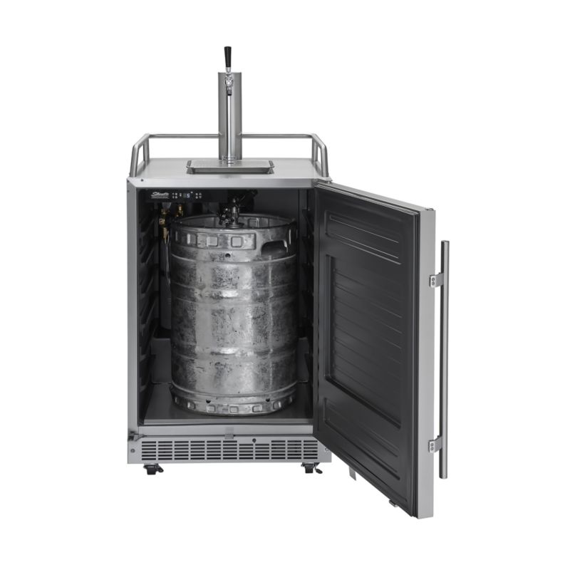 Silhouette Pro Outdoor Kegerator Keg Cooler | Crate & Barrel