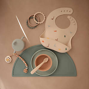 Mushie Baby Dinnerware, Tableware & Bib