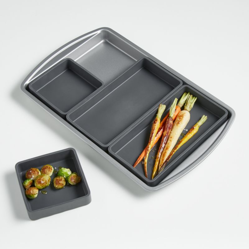 Prepd Cheat Sheets Pro Set S/10 Silicone Nonstick Baking Trays 