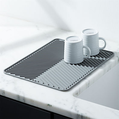 View Silicone Grey Dish Drying Mat details