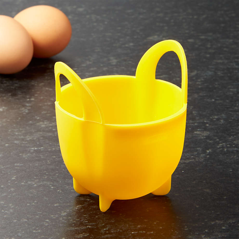 Egg Poacher - Poached Egg Cooker with Ring Standers, Silicone Egg