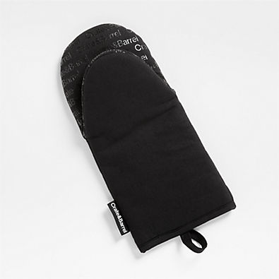 View Silicone Grip Black Oven Mitt details