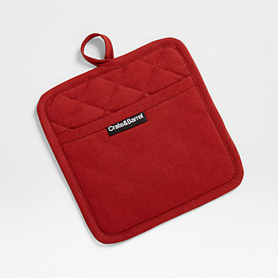 View Silicone Grip Brick Red Pot Holder details