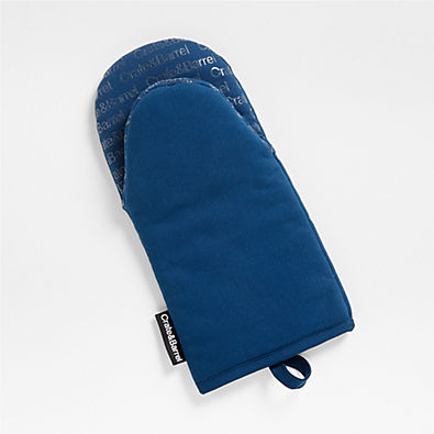 View Silicone Grip Deep Sea Blue Oven Mitt details