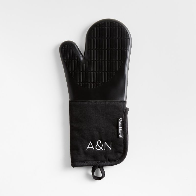 Silicone Black Oven Mitt - image 6 of 8