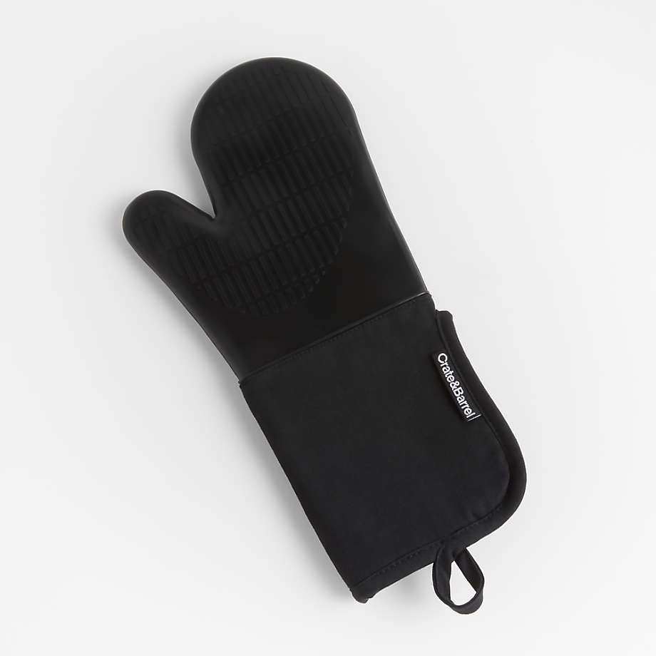 Silicone Black Oven Mitt + Reviews