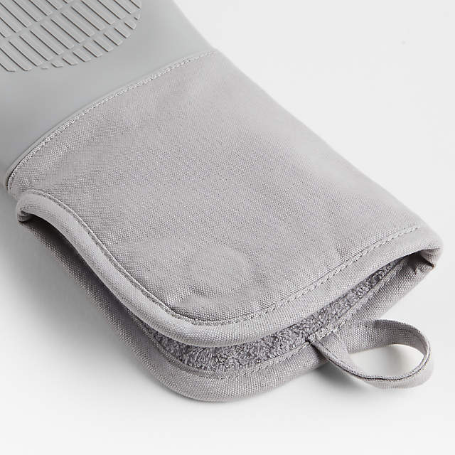 Better Homes & Gardens Honeycomb Silicone Oven Mitt, Grey Flannel