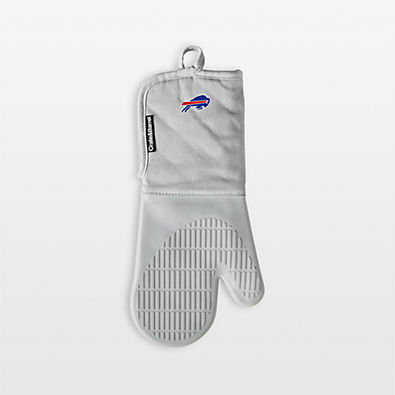 View NFL Buffalo Bills Grey Organic Cotton Oven Mitt with Silicone Grip details