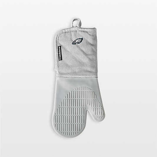 NFL Philadelphia Eagles Grey Organic Cotton Oven Mitt with Silicone Grip