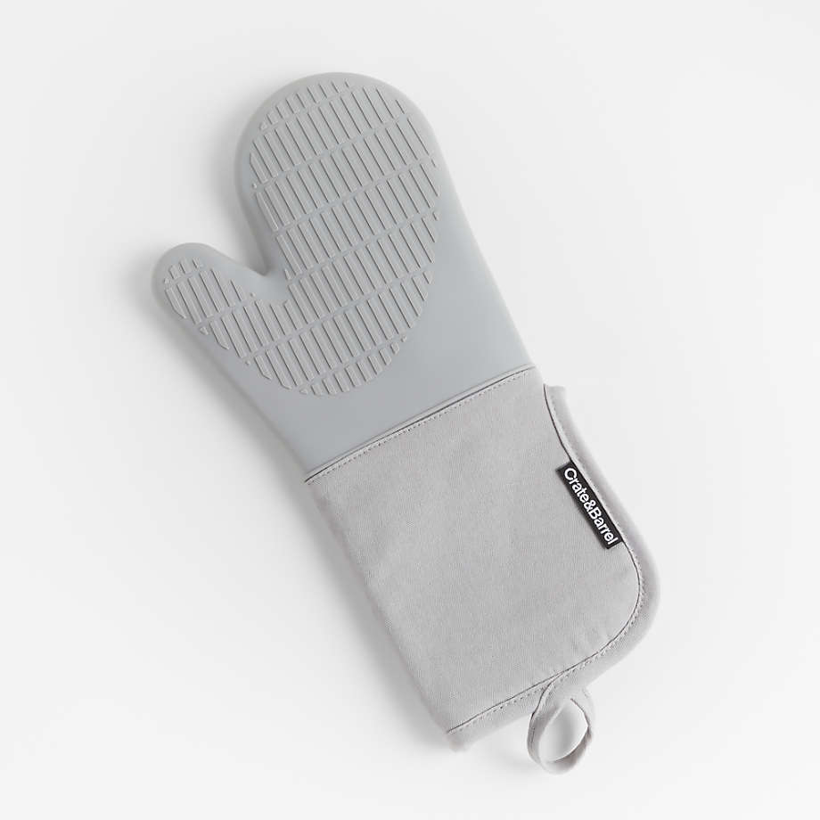 Silicone Grey Oven Mitt + Reviews