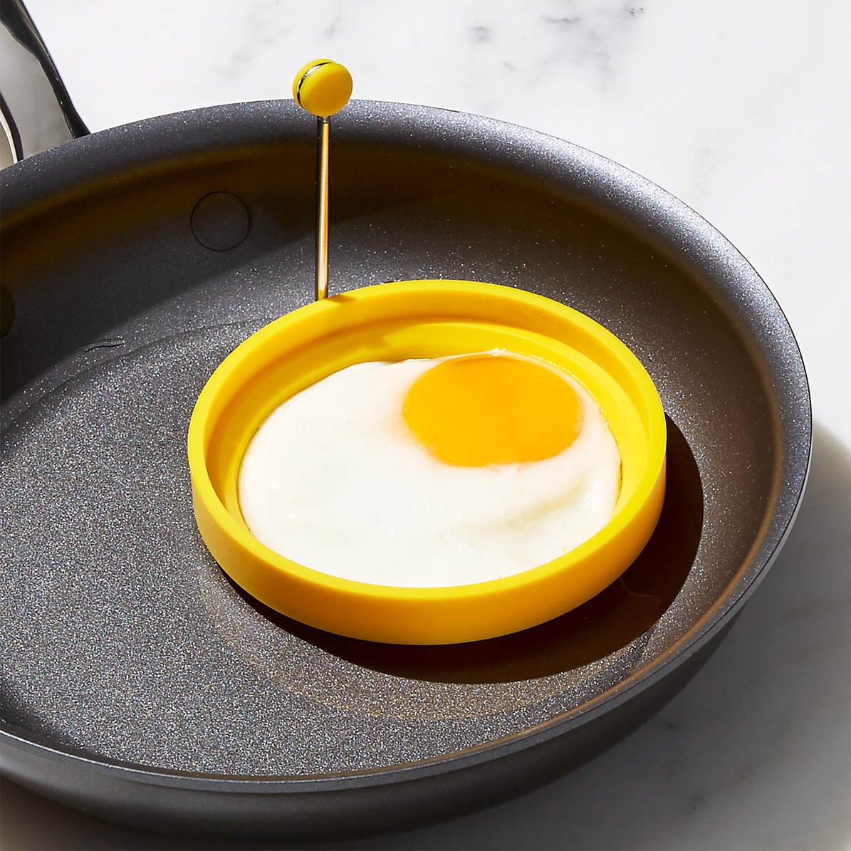 Mobi Silicone Yellow Flower Egg Ring Mold by New Metro Design Mobi Silicone Yellow Flower Egg Ring Mold by New Metro Design