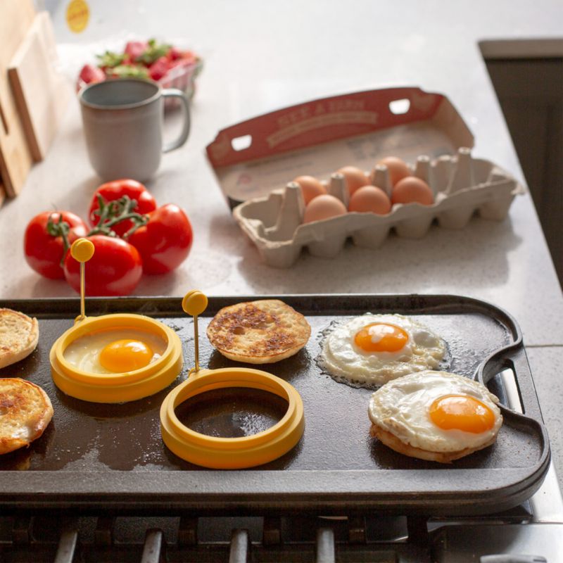 Yellow Silicone Pancake/Egg Ring - image 4 of 6