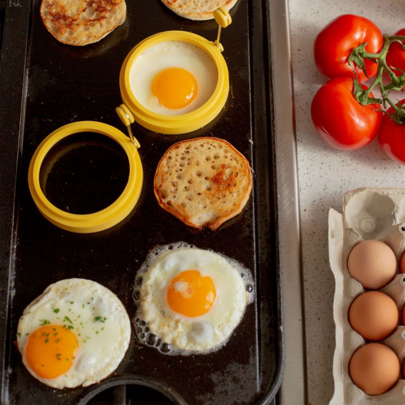 Yellow Silicone Pancake/Egg Ring - image 1 of 6