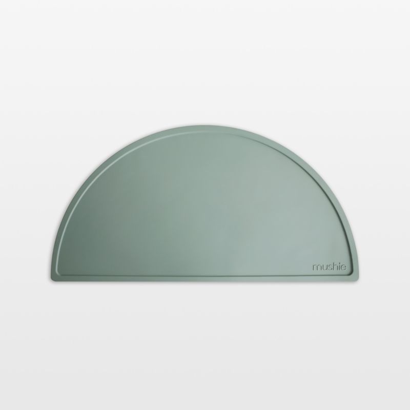 Mushie Green Silicone Baby Placemat - image 0 of 4