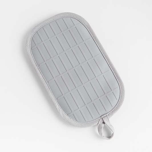 Silicone Grey Pot Holders, Set of 2