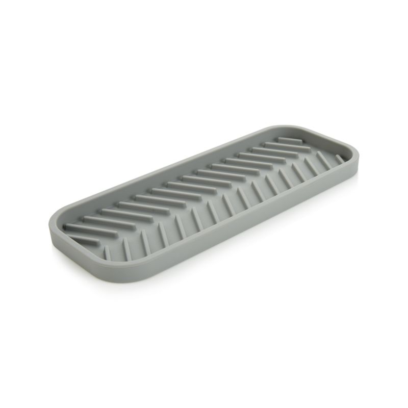 Crate and Barrel Interdesign Silicone Sink Tray | Crate & Barrel