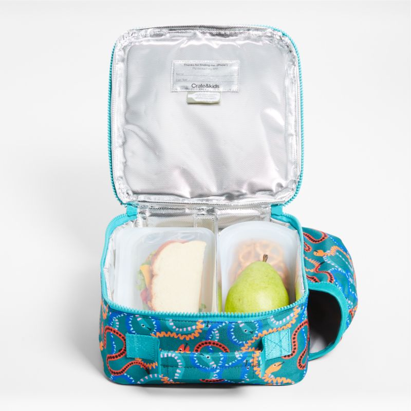 Silly Snakes Soft Insulated Kids Lunch Box