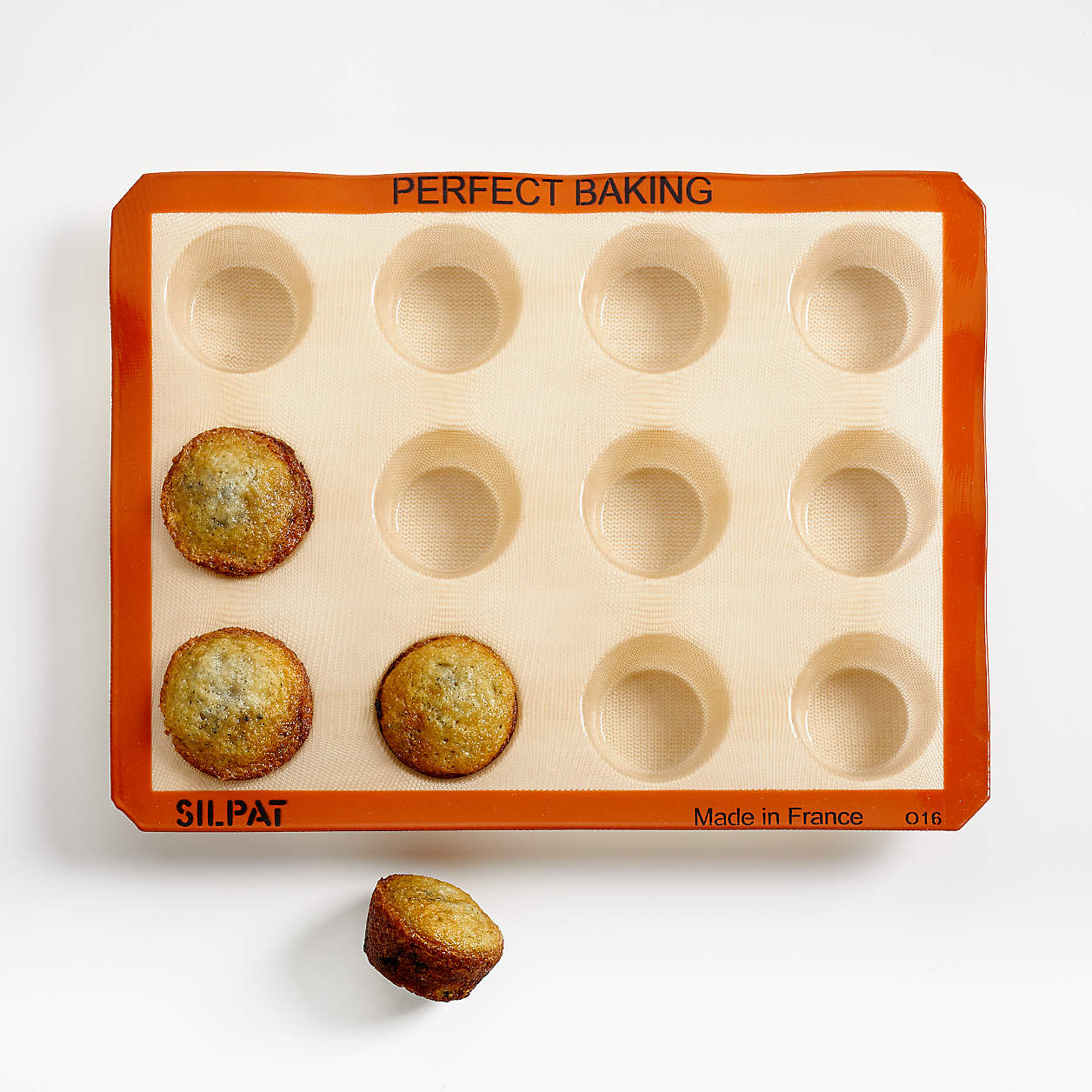 Silpat Silicone Muffin Pan + Reviews Crate & Barrel