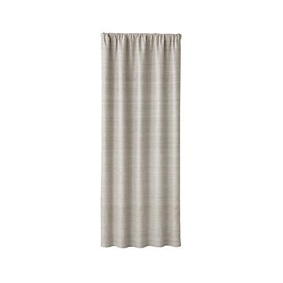 Silvana Grey Silk Blackout Curtain, Brown And Grey Curtains