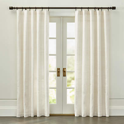 Silvana Ivory Silk Curtain Panel, What Is A Panel For Curtains