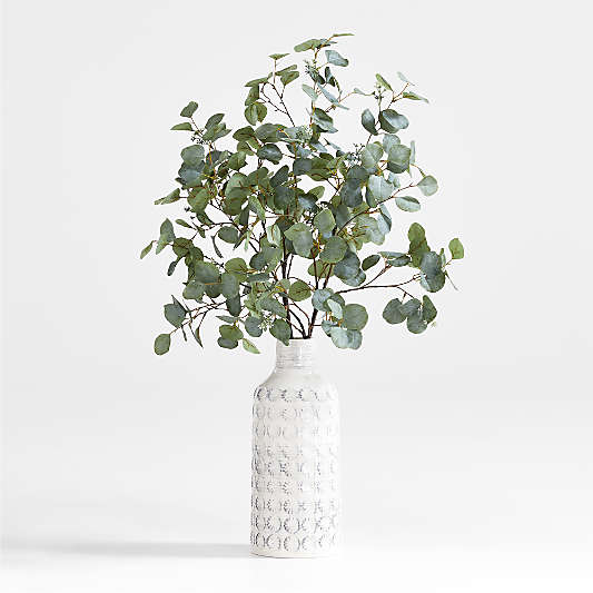 Large Faux Silver Dollar Eucalyptus Stem (Cloned)