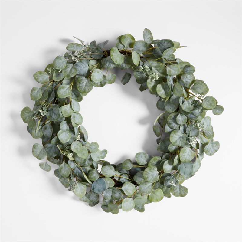 Faux Silver Dollar Eucalyptus Wreath