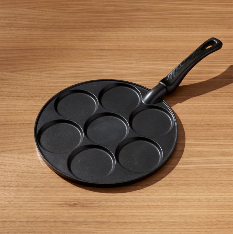 Nordic Ware Non Stick Silver Dollar Mini Pancake Waffle Griddle Pan make 7  3.25