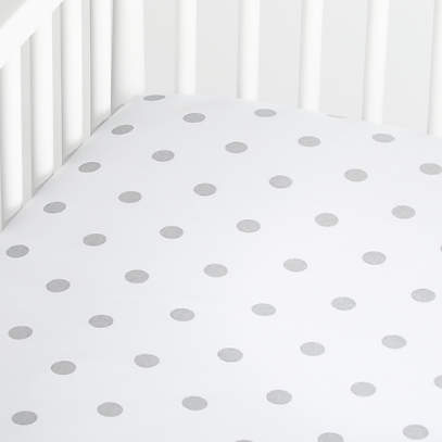 polka dot cot sheet