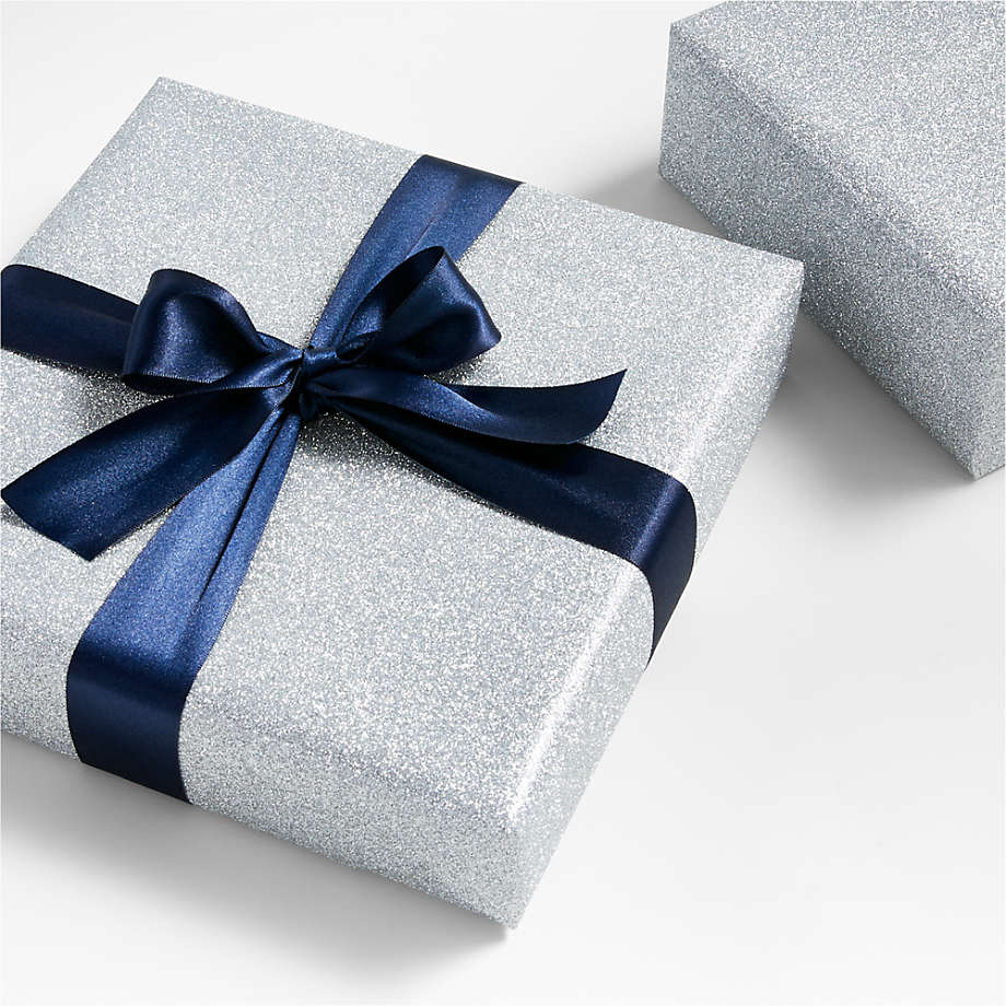 Best Creation Glitter Gift Wrap, 30 x 36 Inch, Silver — Kalijo Studio