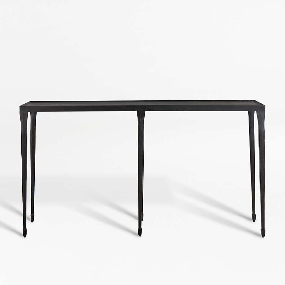 Silviano Iron Console Table + Reviews | Crate & Barrel