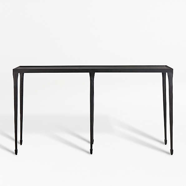 Black metal deals entry table