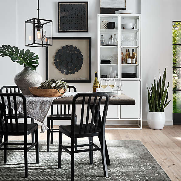 Crate and barrel live store edge table