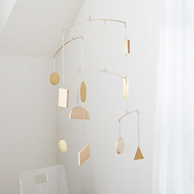 View Simple Shapes Geometric Baby Nursery Mobile details
