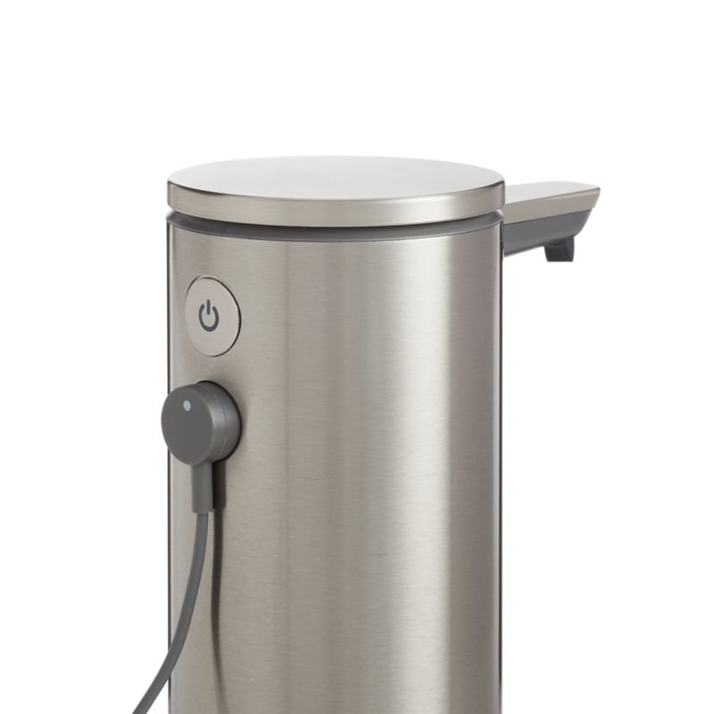 simplehuman ® Brushed Steel Rechargeable Sensor Pump 9-oz. Liquid Soap Dispenser - image 4 of 10