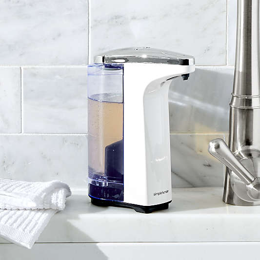 simplehuman ® White Compact Sensor Soap Dispenser